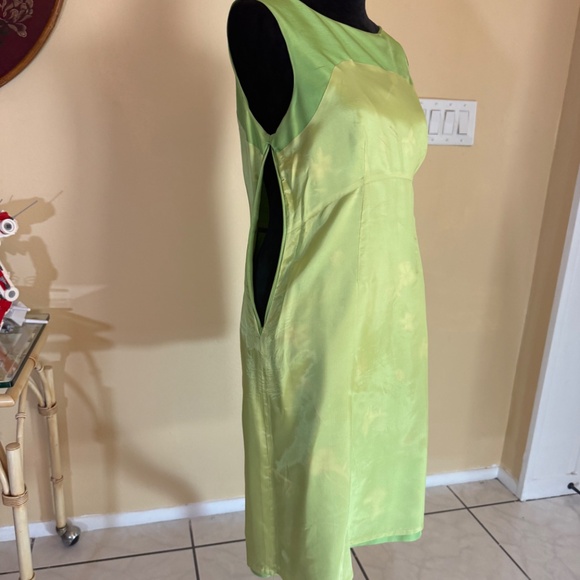 TIBI HYLAND EMBROIDERED SILK SHEATH - Picture 9 of 10